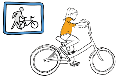 Schéma vélo des Sorgues du Comtat