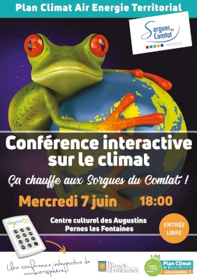 Conférence 'ça chauffe aux Sorgues du Comtat' Conférence 'ça chauffe aux Sorgues du Comtat'