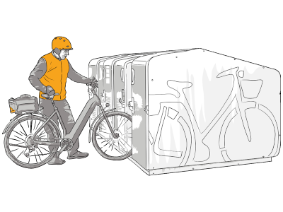 Box individuels et gratuits pour vélos
